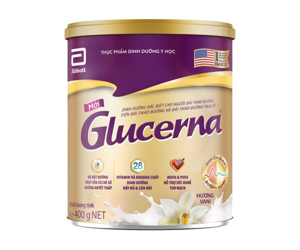 Sữa bột dinh dưỡng cho người đái tháo đường Abbott Glucerna (400g)